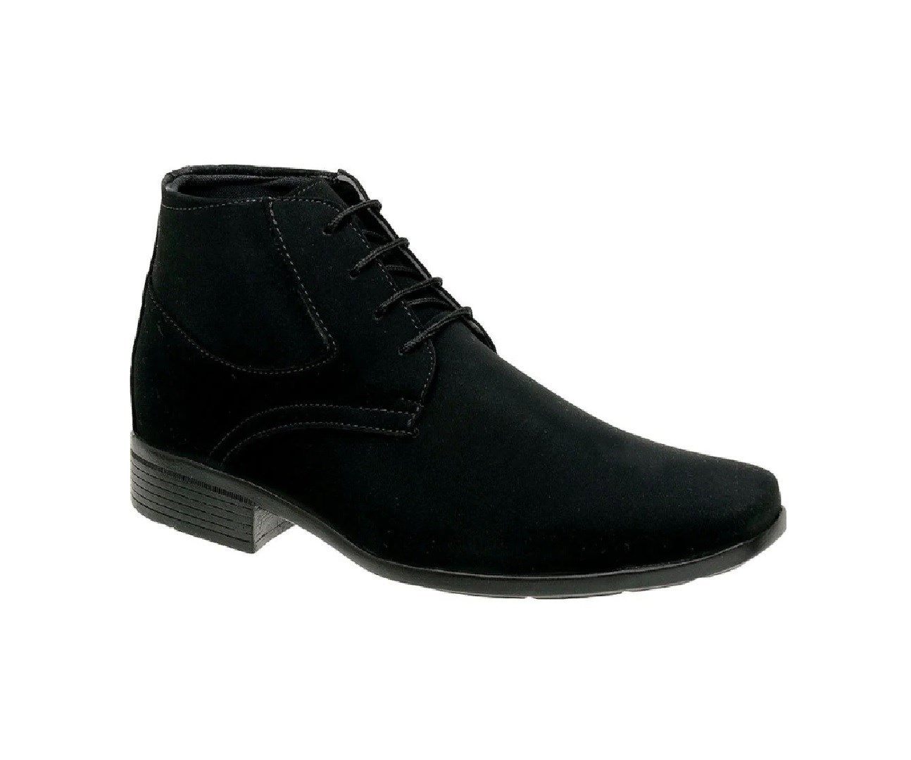 Bota Masculina Nobuck Slz Preta Luxo