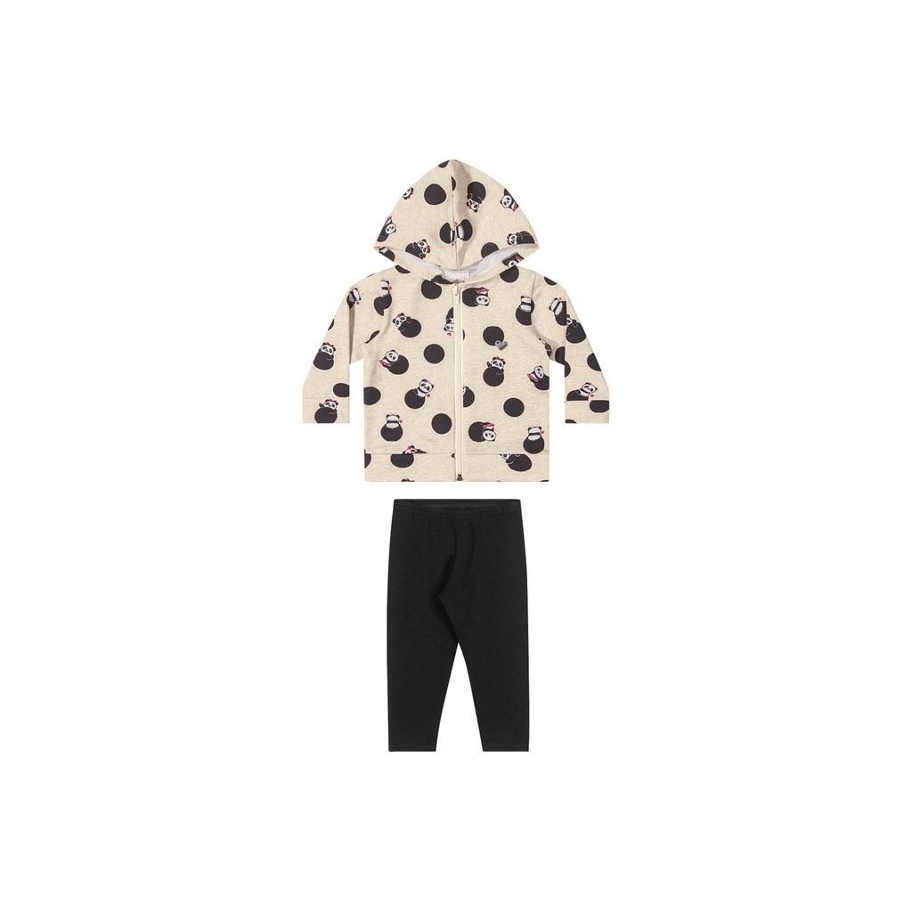 Conjunto Infantil Feminino Jaqueta+calça Elian 1