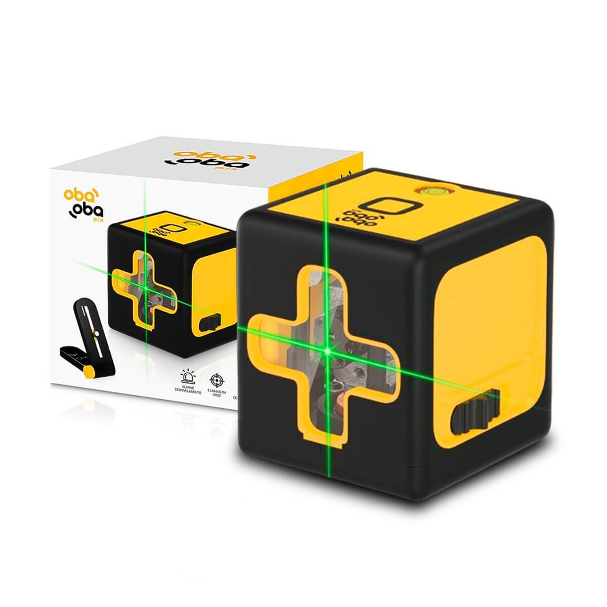 Nível a lazer 20m 2 Linhas Auto Nivelamento Bip Sonoro