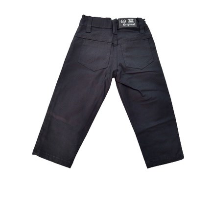 Calça Infantil Masculino Sarja Preto Apalex 1 ao 8