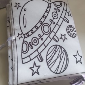 Livro de tecido Pinta é Lava