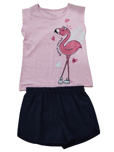 Conjunto Inf Feminino Blusa e Short Marisol 4 ao 16