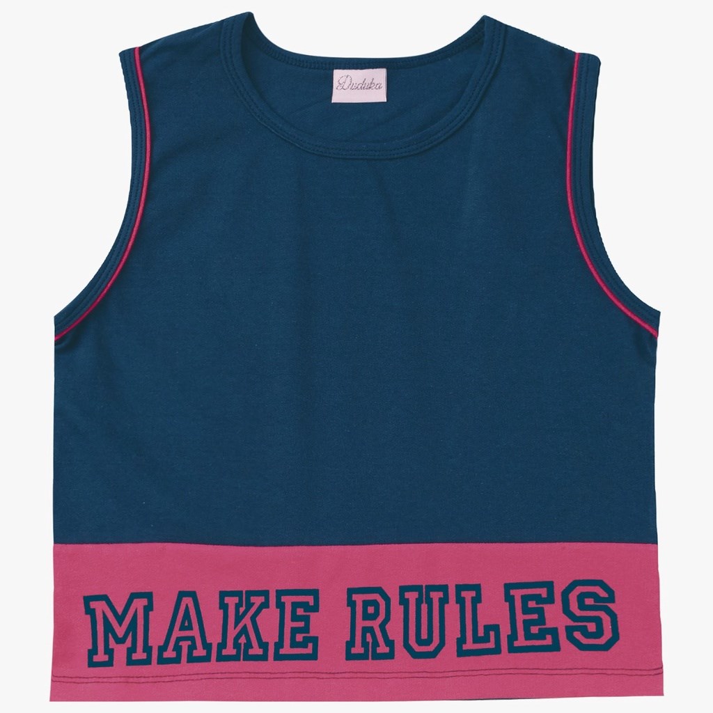 Regata Infantil Feminino Cotton Duduka 12 ao 16
