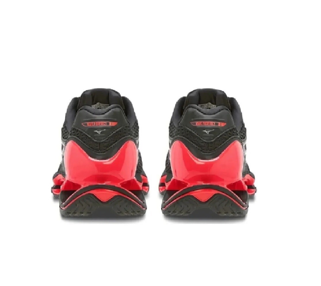 Tênis Mizuno Wave Prophecy XI Preto e Vermelho