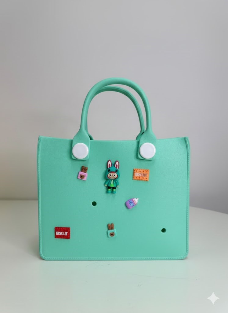 Bolsa Eva Feminina Impermeável Praia Academia Com Pins A11